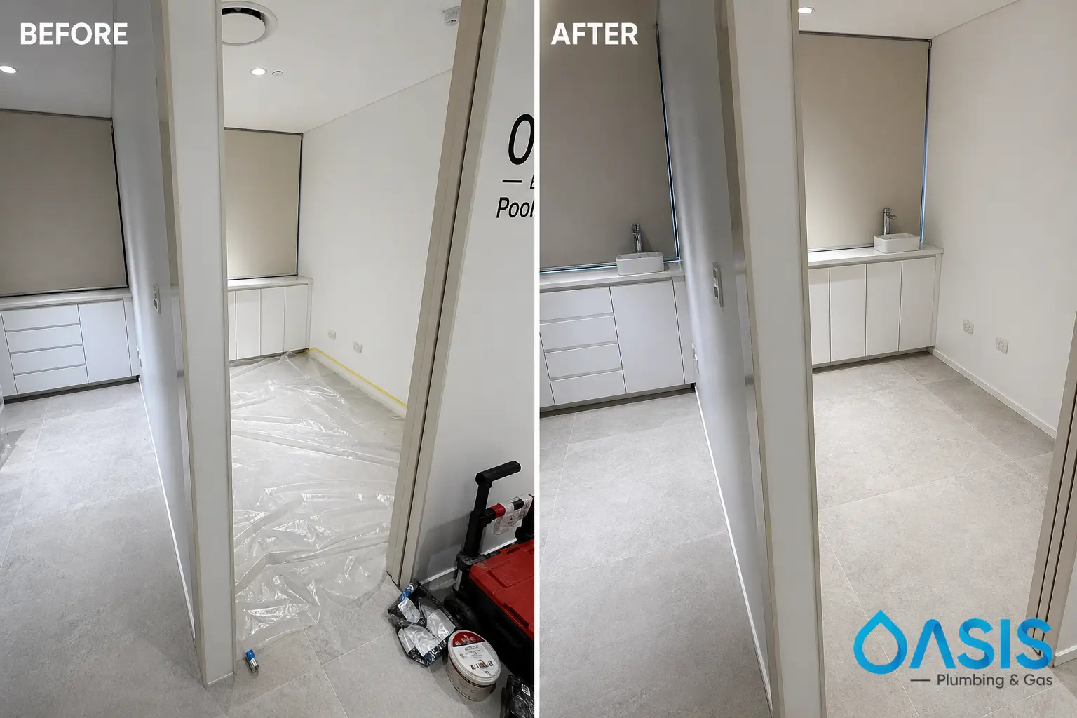 Sydney CBD plumbing commercial new basins and new tapware upgrades