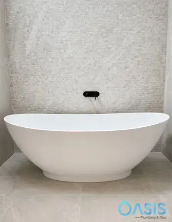 New bath plumbing installation